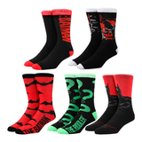 Pack de 5 Medias Licenciadas DC The Batman – Talla 39 a 43 – Bioworld