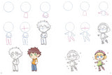 Libro How to draw Kawaii Girls & Boys in Simple Steps