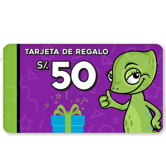 Gift Card / Tarjeta de regalo S/.50