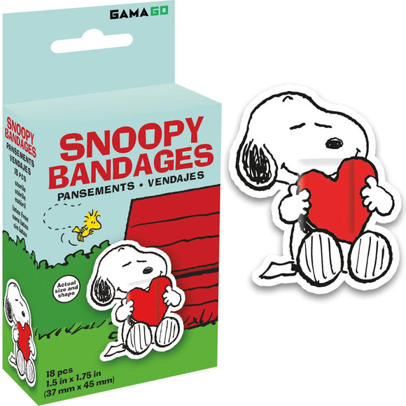 18 Curitas Snoopy – Producto licenciado GamaGo®