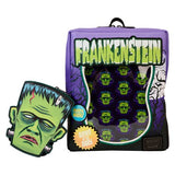 Mini Mochila + Monedero Neón Universal Monsters - Frankestein