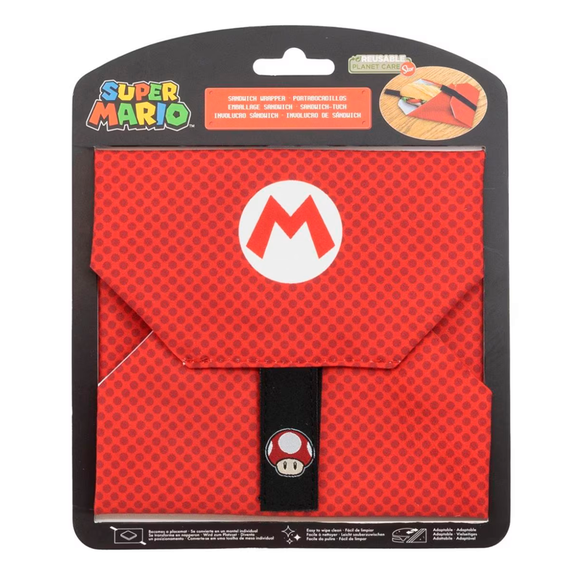 Envoltorio para Sandwich reutilizable Nintendo Mario Bros