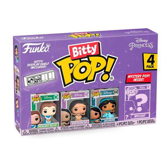 Funko Bitty Pop! Pack x4 - Disney Princess