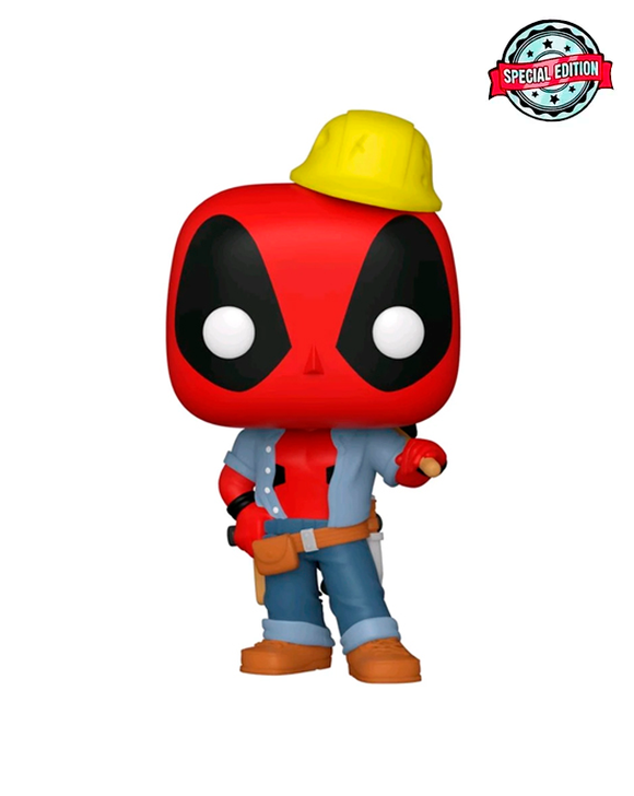Funko Pop! Marvel - Deadpool - Construction Worker Deadpool #781 Special Edition