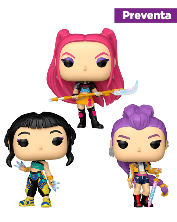 PREVENTA Funko Pop! KPop Demon Hunters Pack x3