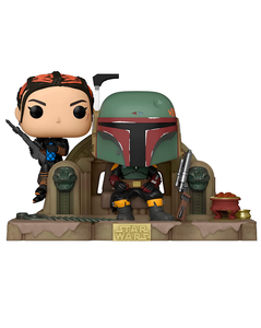 Funko Pop! Star Wars - Boba Fett and Fennec on Throne #483 Television Moments