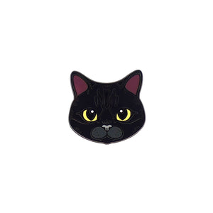 Pin gato negro