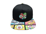 Super Mario Bros Snapback Pack Gorra Y Billetera Para Niños