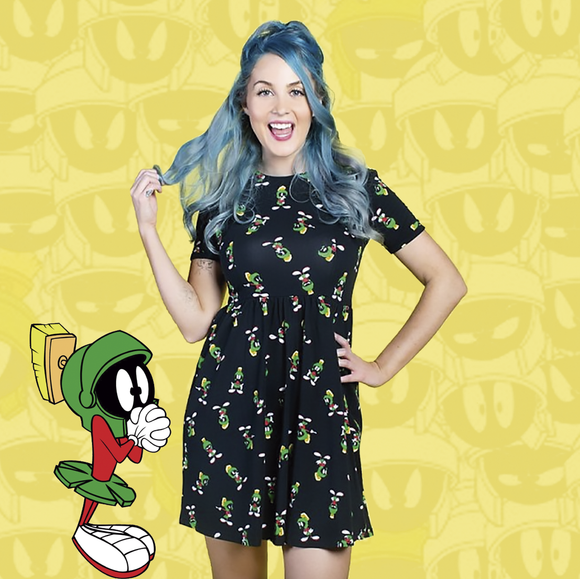 Vestido licenciado Cakeworthy Marvin The Martian (talla L)