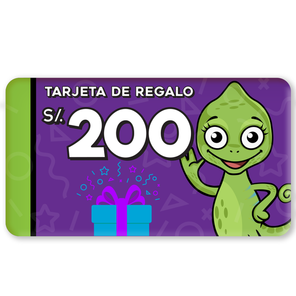 Gift Card / Tarjeta de regalo S/.200