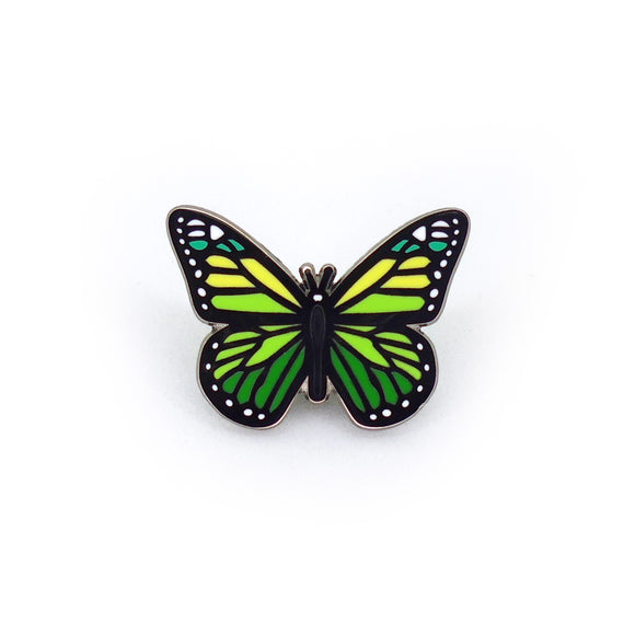 Pin Mariposa verde