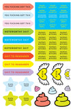 F*cking Planner Stickers - Set 500+ Stickers