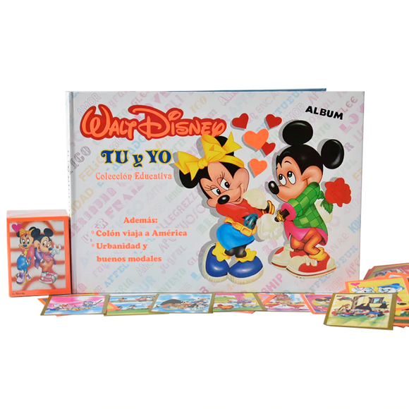 Álbum Walt Disney: Tu y yo (Tapa Dura) + figuritas