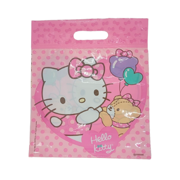 Bolsa de regalo tipo ziploc reusable - Hello Kitty