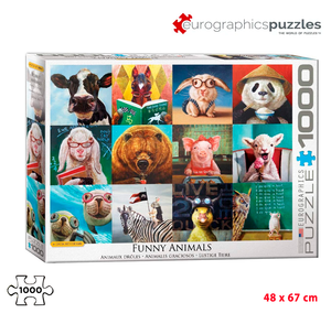 Rompecabezas Eurographics 1000 Piezas - Funny Animals