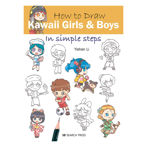 Libro How to draw Kawaii Girls & Boys in Simple Steps