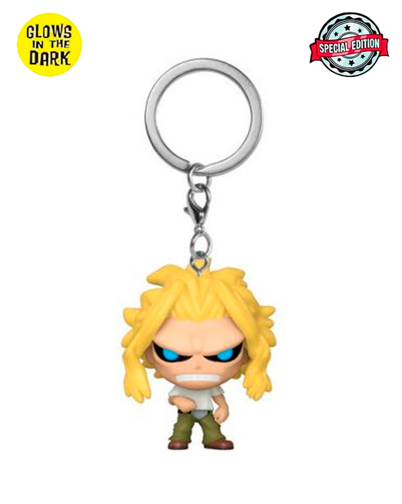 Pocket Pop! Keychain My Hero Academia - All Might (True Form) Glow in the Dark Special Edition