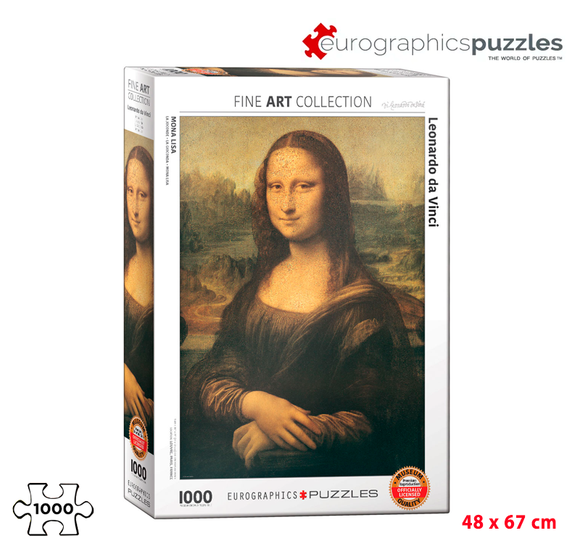 Rompecabezas Eurographics 1000 Piezas - Mona Lisa (Da Vinci)