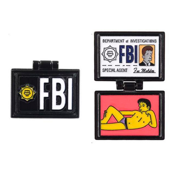 Pin Plegable FBI Los Simpsons