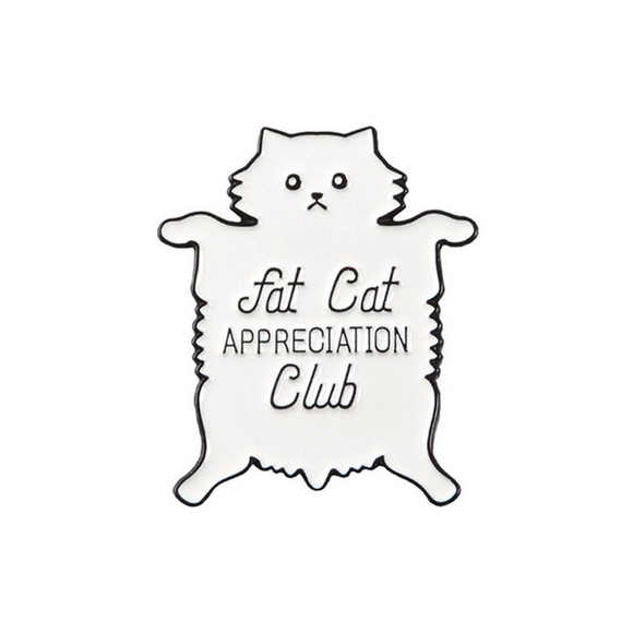 Pin Fat Cat Appreciation Club