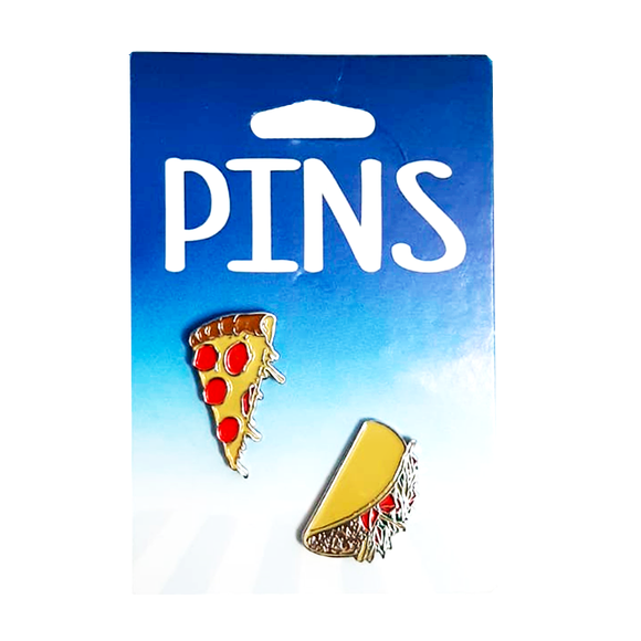 Set x 2 Pins Pizza Taco