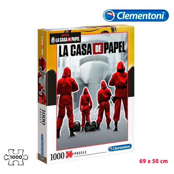 Rompecabezas Clementoni 1000 piezas - Casa de Papel