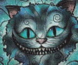 Diamond Painting Cheshire Gato Alicia en el pais de las maravillas