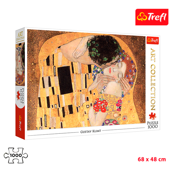 Rompecabezas Trefl 1000 Piezas - El beso (Gustav Klimt)
