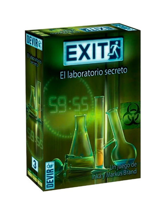 Exit: El Laboratorio secreto (scape room nivel AVANZADO)
