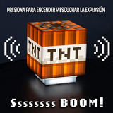 Lámpara Minecraft TNT (Con sonido)