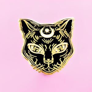 Pin Gato Luna